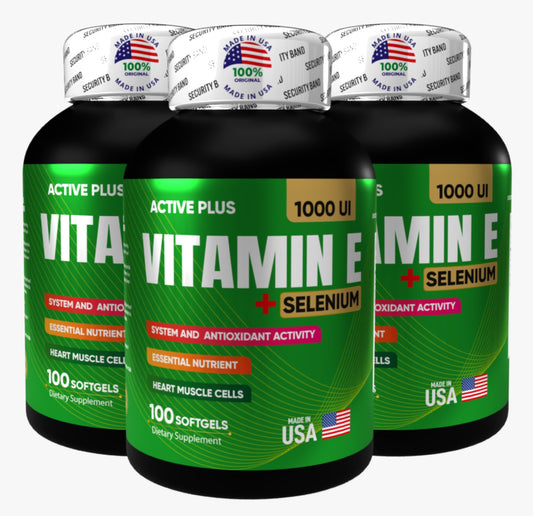 Vitamina E Active Plus COMBO x3 Und